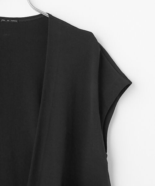 TABASA / タバサ カーディガン・ボレロ | 強撚 ポンチ ドロップショルダー カーディガン | 詳細3