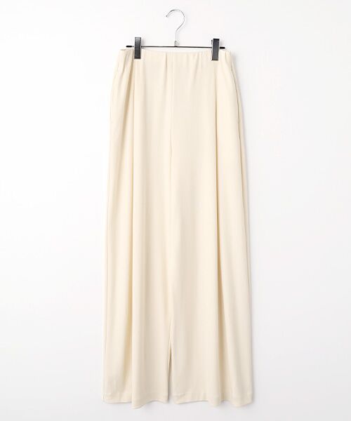 TABASA / タバサ その他パンツ | 強撚 ポンチ ワイドパンツ（ベージュ）