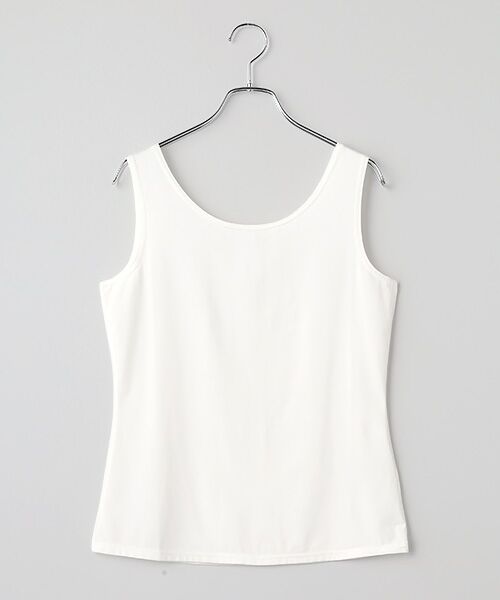 TABASA / タバサ タンクトップ | ベア天竺 タンクトップ（シロ）