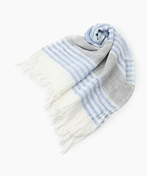 TABASA / タバサ マフラー・ショール・スヌード・ストール | ☆ランダム ボーダー ストール | 詳細1