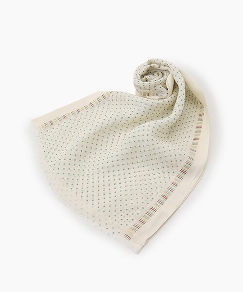 TABASA / タバサ マフラー・ショール・スヌード・ストール | ☆リネン ドット ストール | 詳細1