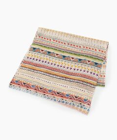 TABASA / タバサ マフラー・ショール・スヌード・ストール | ☆カラフル エスニック ボーダー ストール