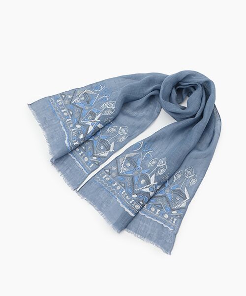 TABASA / タバサ マフラー・ショール・スヌード・ストール | ☆エスニック 刺繍 ストール | 詳細1