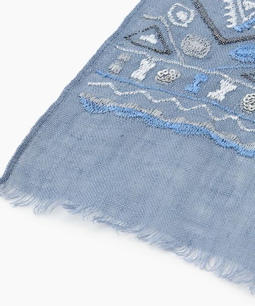 TABASA / タバサ マフラー・ショール・スヌード・ストール | ☆エスニック 刺繍 ストール | 詳細2