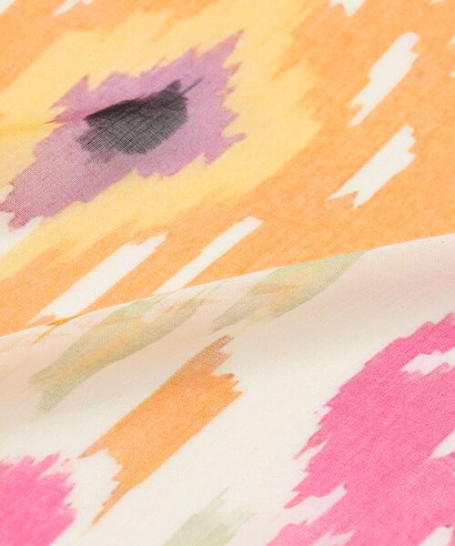 TABASA / タバサ マフラー・ショール・スヌード・ストール | ☆かすり風 にじみ プリント ストール | 詳細4