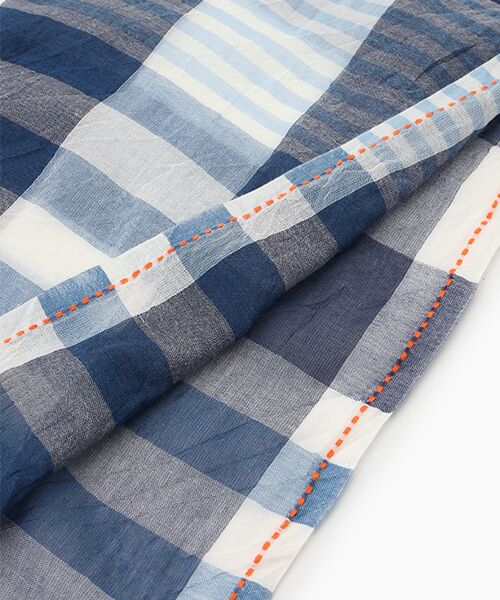 TABASA / タバサ マフラー・ショール・スヌード・ストール | ☆ブルー タータン チェック ストール | 詳細3