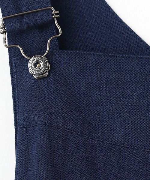 TABASA / タバサ サロペット・オールインワン | 接結 ダブルガーゼ インディゴ染め サロペット | 詳細6