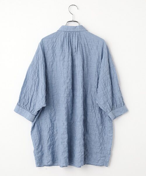 TABASA / タバサ チュニック | シャーリング シャツ チュニック | 詳細2