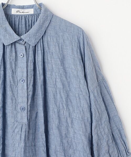 TABASA / タバサ チュニック | シャーリング シャツ チュニック | 詳細3