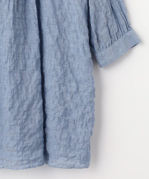 TABASA / タバサ チュニック | シャーリング シャツ チュニック | 詳細4