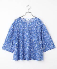 TABASA / タバサ シャツ・ブラウス | ボイル ｘ チンツプリント ７分袖 ブラウス