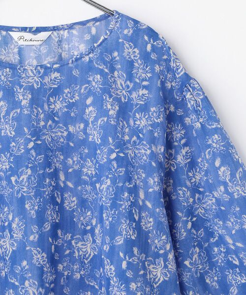 TABASA / タバサ シャツ・ブラウス | ボイル ｘ チンツプリント ７分袖 ブラウス | 詳細2