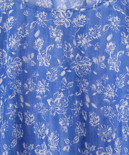 TABASA / タバサ シャツ・ブラウス | ボイル ｘ チンツプリント ７分袖 ブラウス | 詳細4