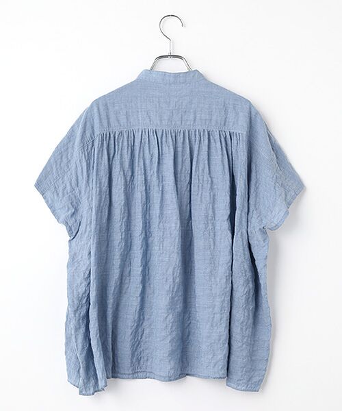 TABASA / タバサ シャツ・ブラウス | シャーリング バンドカラー スリーブレス ブラウス | 詳細2