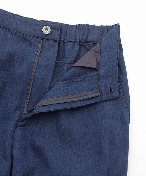 TABASA / タバサ その他パンツ | 接結 ダブルガーゼ インディゴ染め ワイドパンツ | 詳細5