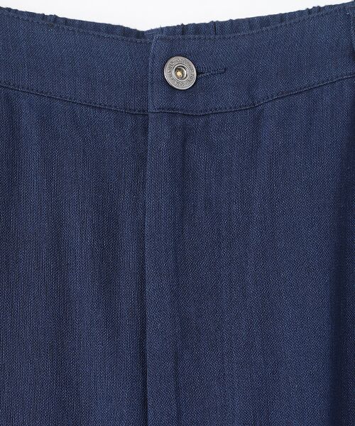 TABASA / タバサ その他パンツ | 接結 ダブルガーゼ インディゴ染め ワイドパンツ | 詳細6