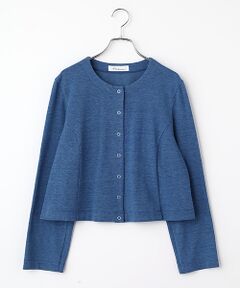 TABASA / タバサ カーディガン・ボレロ | ヴィンテージ 天竺 スナップボタン カーディガン