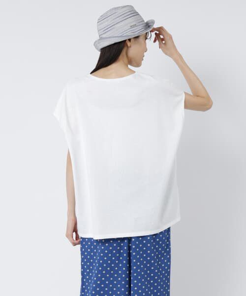 TABASA / タバサ Tシャツ | パラソル プリント フレンチスリーブ Tシャツ | 詳細6