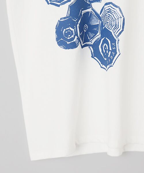 TABASA / タバサ Tシャツ | パラソル プリント フレンチスリーブ Tシャツ | 詳細3