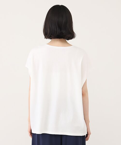 TABASA / タバサ Tシャツ | パラソル プリント フレンチスリーブ Tシャツ | 詳細10