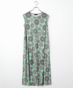 TABASA / タバサ ロング・マキシ丈ワンピース | スムース メダリオン プリント ワンピース