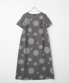 TABASA / タバサ ロング・マキシ丈ワンピース | ドット ジャガード ボイル ワンピース