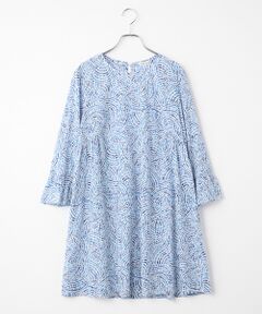 TABASA / タバサ チュニック | シフォン スポテット ドット プリント チュニック