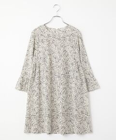TABASA / タバサ チュニック | シフォン スポテット ドット プリント チュニック