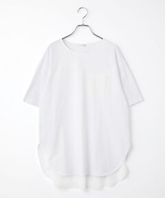 TABASA / タバサ チュニック | 天竺 × ローン チュニック