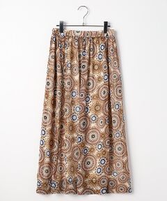 TABASA / タバサ ロング・マキシ丈スカート | モザイク プリント 楊柳 スカート