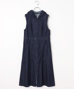 TABASA / タバサ パーカー | 8オンス デニム フーディー ロングベスト