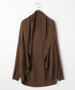 TABASA / タバサ カーディガン・ボレロ | ソフト ストレッチ ニット ドレープ カーディガン