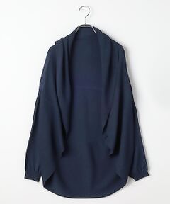 TABASA / タバサ カーディガン・ボレロ | ソフト ストレッチ ニット ドレープ カーディガン