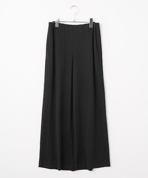 TABASA / タバサ その他パンツ | コットン リブ リラックスパンツ（クロ）
