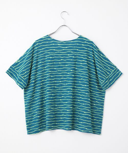 TABASA / タバサ Tシャツ | ウェーブボーダー Tシャツ | 詳細1