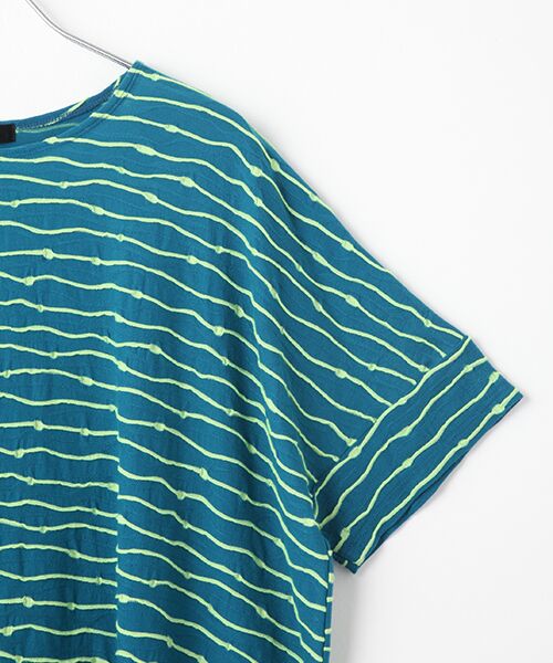 TABASA / タバサ Tシャツ | ウェーブボーダー Tシャツ | 詳細2