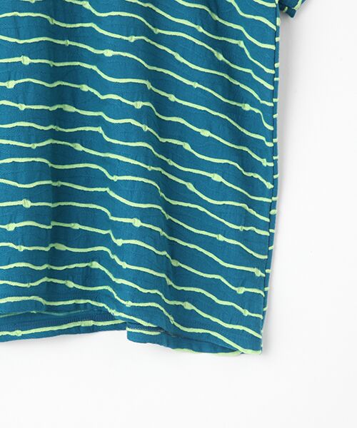 TABASA / タバサ Tシャツ | ウェーブボーダー Tシャツ | 詳細3