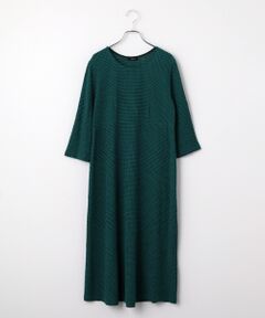 TABASA / タバサ ロング・マキシ丈ワンピース | 強撚 ギンガム ワンピース