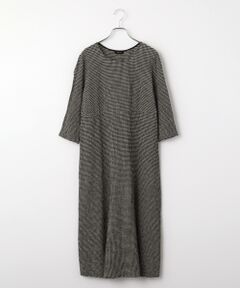 TABASA / タバサ ロング・マキシ丈ワンピース | 強撚 ギンガム ワンピース