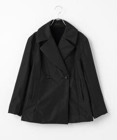 TABASA / タバサ その他アウター | タフタ × フリース ボンディング ピーコート風 ジャケット