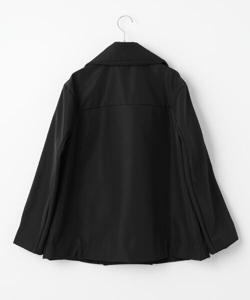 TABASA / タバサ その他アウター | タフタ × フリース ボンディング ピーコート風 ジャケット | 詳細2