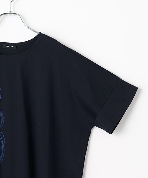 TABASA / タバサ Tシャツ | スムース ループプリント Tシャツ | 詳細3