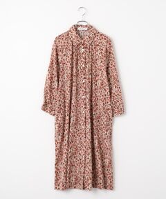 TABASA / タバサ ロング・マキシ丈ワンピース | ペーズリープリント コットン楊柳 シャツワンピース