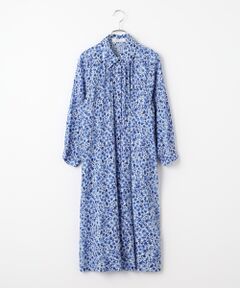TABASA / タバサ ロング・マキシ丈ワンピース | ペーズリープリント コットン楊柳 シャツワンピース