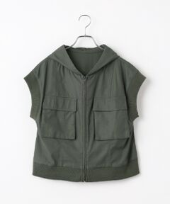 TABASA / タバサ ベスト | ミリタリークロス フード ベスト