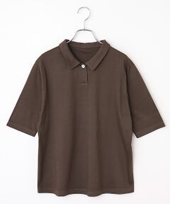TAKASHIMAYA Tsuhan Edition / タカシマヤ ツーハン・エディション カットソー | オーガニックコットン(植物染)襟付プルオーバー