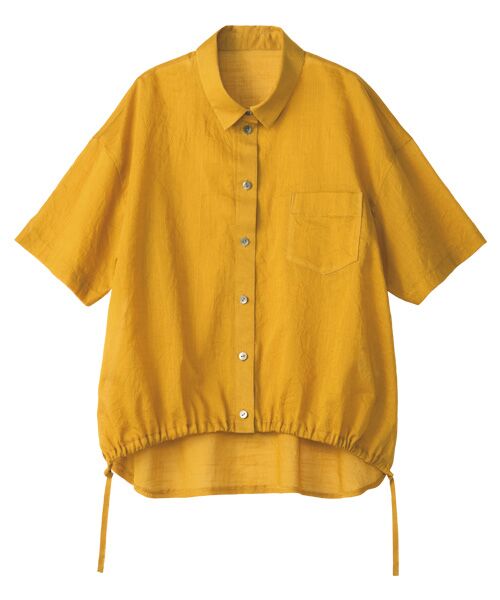 TAKASHIMAYA Tsuhan Edition / タカシマヤ ツーハン・エディション シャツ・ブラウス | 綿麻スラブローンブラウス | 詳細1