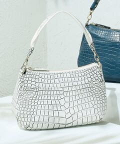 TAKASHIMAYA Tsuhan Edition / タカシマヤ ツーハン・エディション ショルダーバッグ | クロコダイル革２ウェイショルダーバッグ