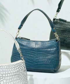 TAKASHIMAYA Tsuhan Edition / タカシマヤ ツーハン・エディション ショルダーバッグ | クロコダイル革２ウェイショルダーバッグ