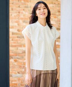 TAKASHIMAYA Tsuhan Edition / タカシマヤ ツーハン・エディション シャツ・ブラウス | レース使いブラウス